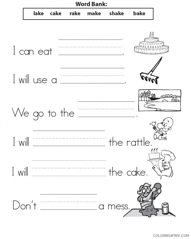 1st Grade Coloring Pages Educational English Worksheet Printable 2020 0045 Coloring4free