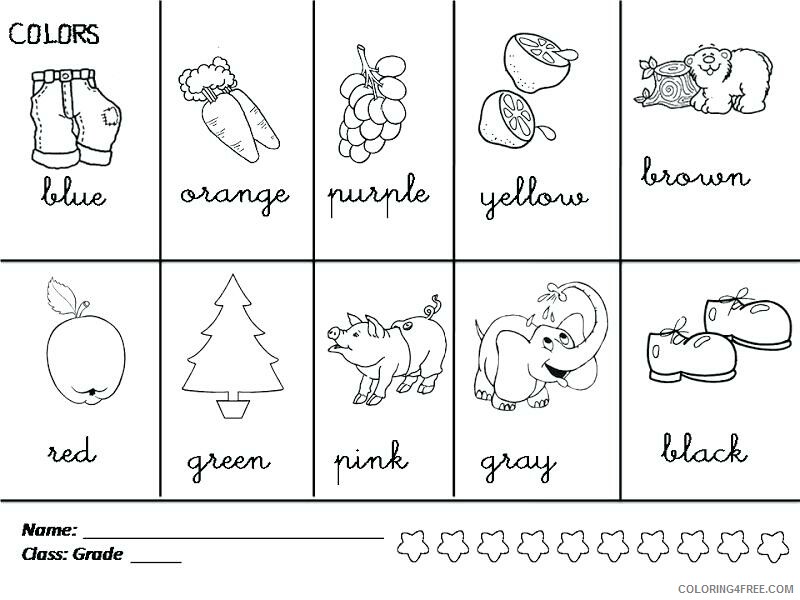 1st Grade Coloring Pages Educational Worksheetss Printable 2020 0078 Coloring4free