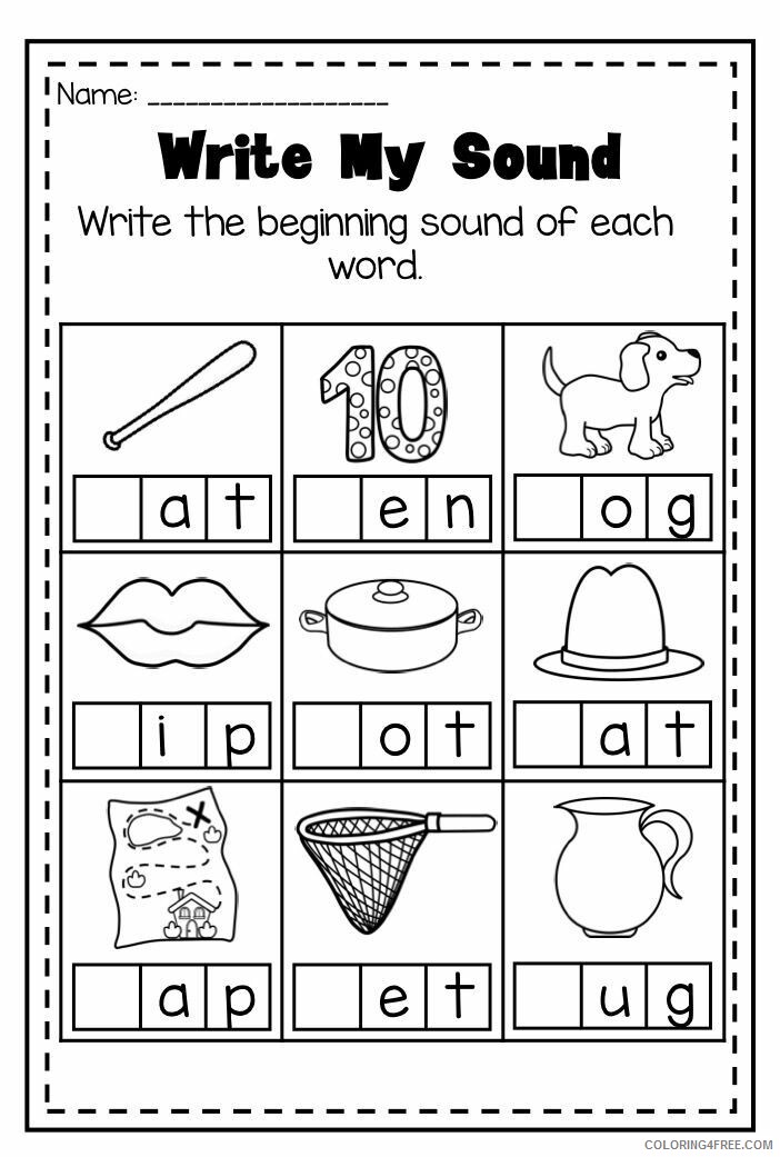 1st Grade Coloring Pages Educational Writing Worksheets Printable 2020 0080 Coloring4free