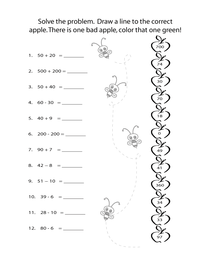 3rd Grade Coloring Pages Educational Math Worksheets Printable 2020 0268 Coloring4free