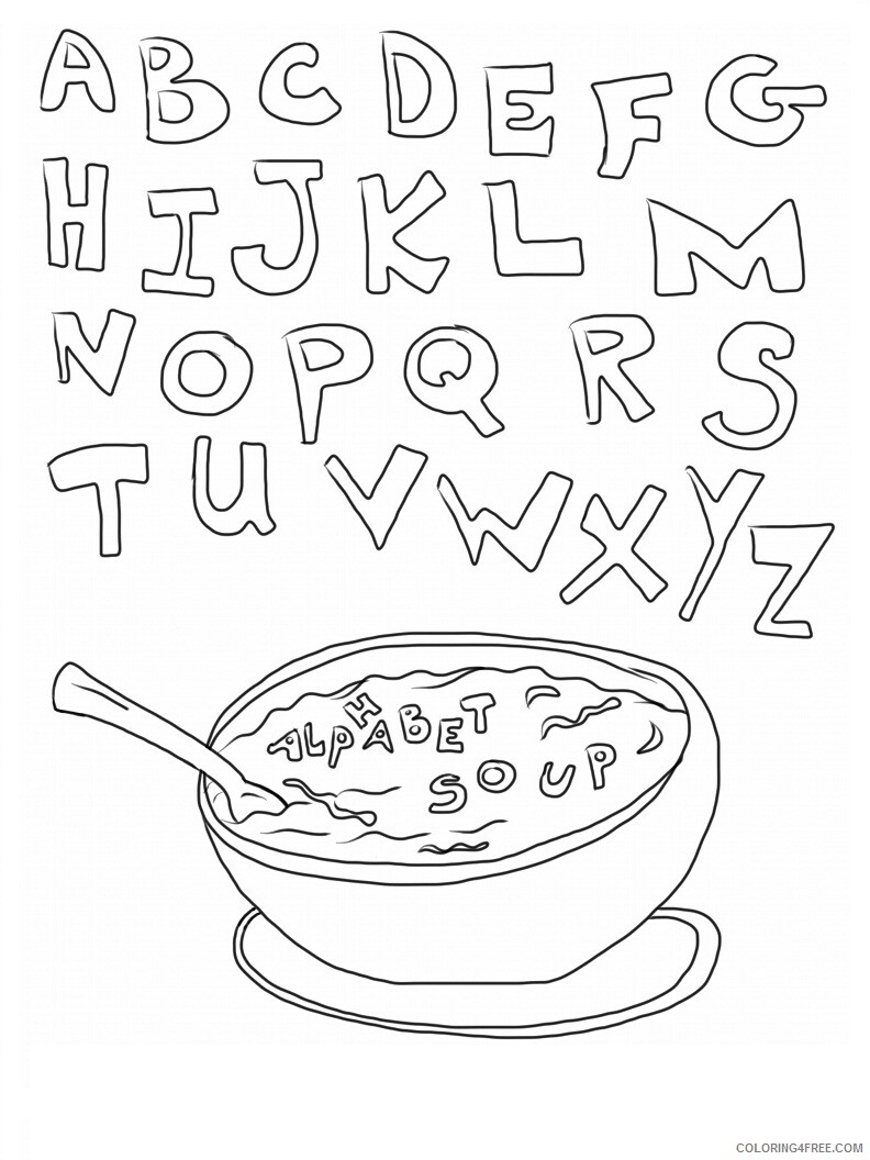 ABC Coloring Pages Educational Abc to Print Printable 2020 0388 Coloring4free
