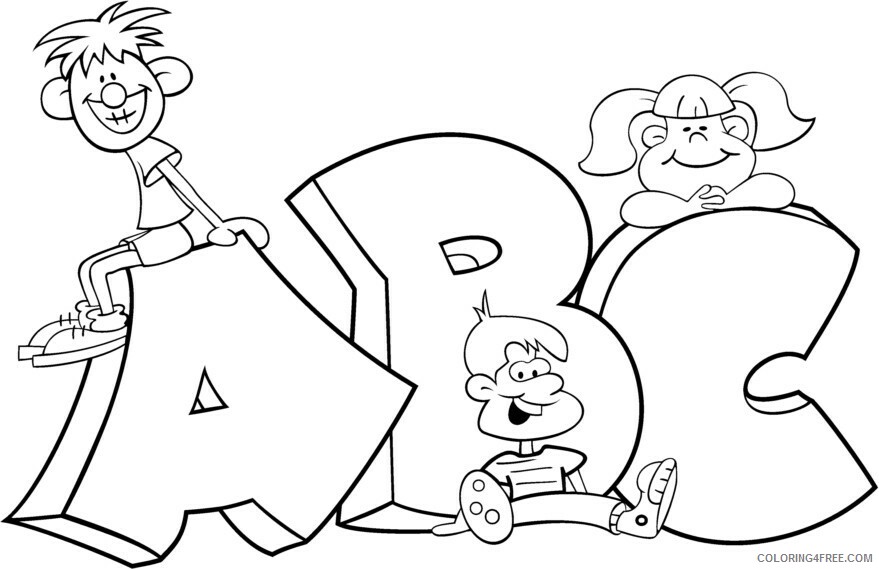 ABC Coloring Pages Educational Free Abc Printable 2020 0430 Coloring4free