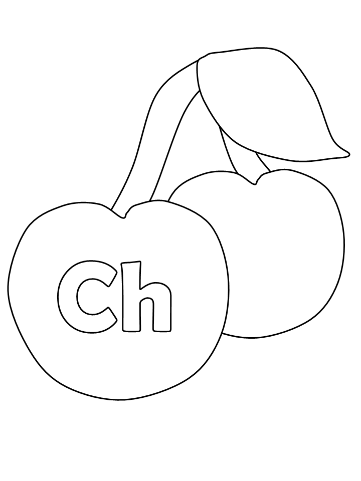 ABC Coloring Pages Educational ch Printable 2020 0423 Coloring4free