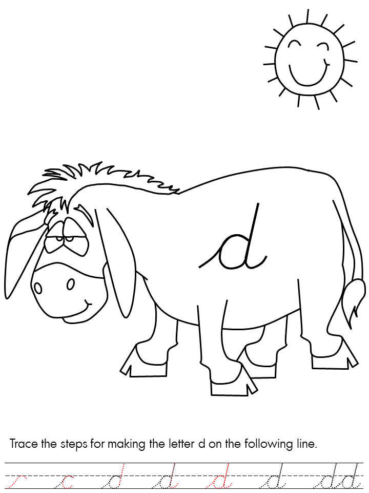 ABC Coloring Pages Educational script d Printable 2020 0459 Coloring4free