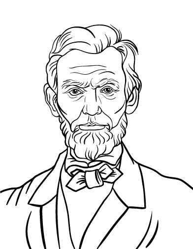 Abraham Lincoln Coloring Pages Educational Worksheet Printable 2020 0520 Coloring4free