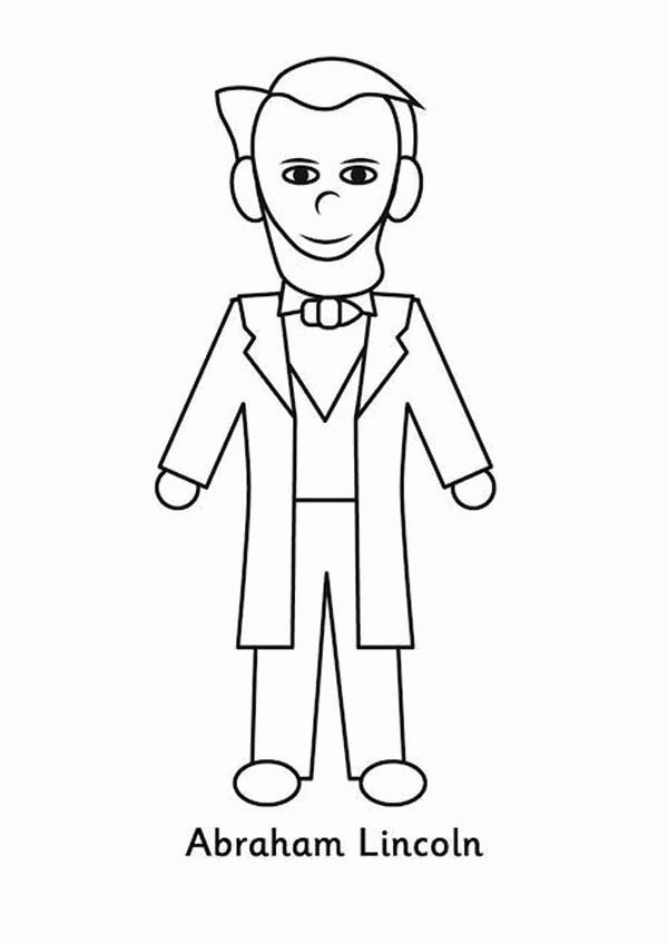 Abraham Lincoln Coloring Pages Educational Worksheets Printable 2020 0521 Coloring4free