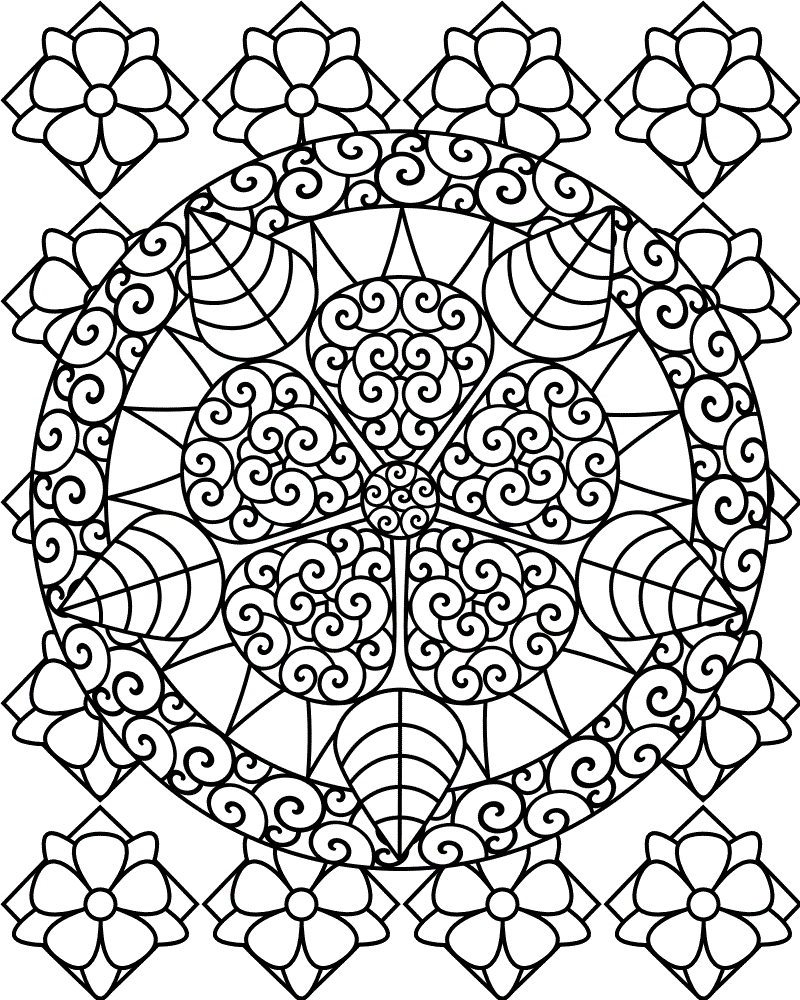 Abstract Coloring Pages Adult Abstract Printable 2020 039 Coloring4free
