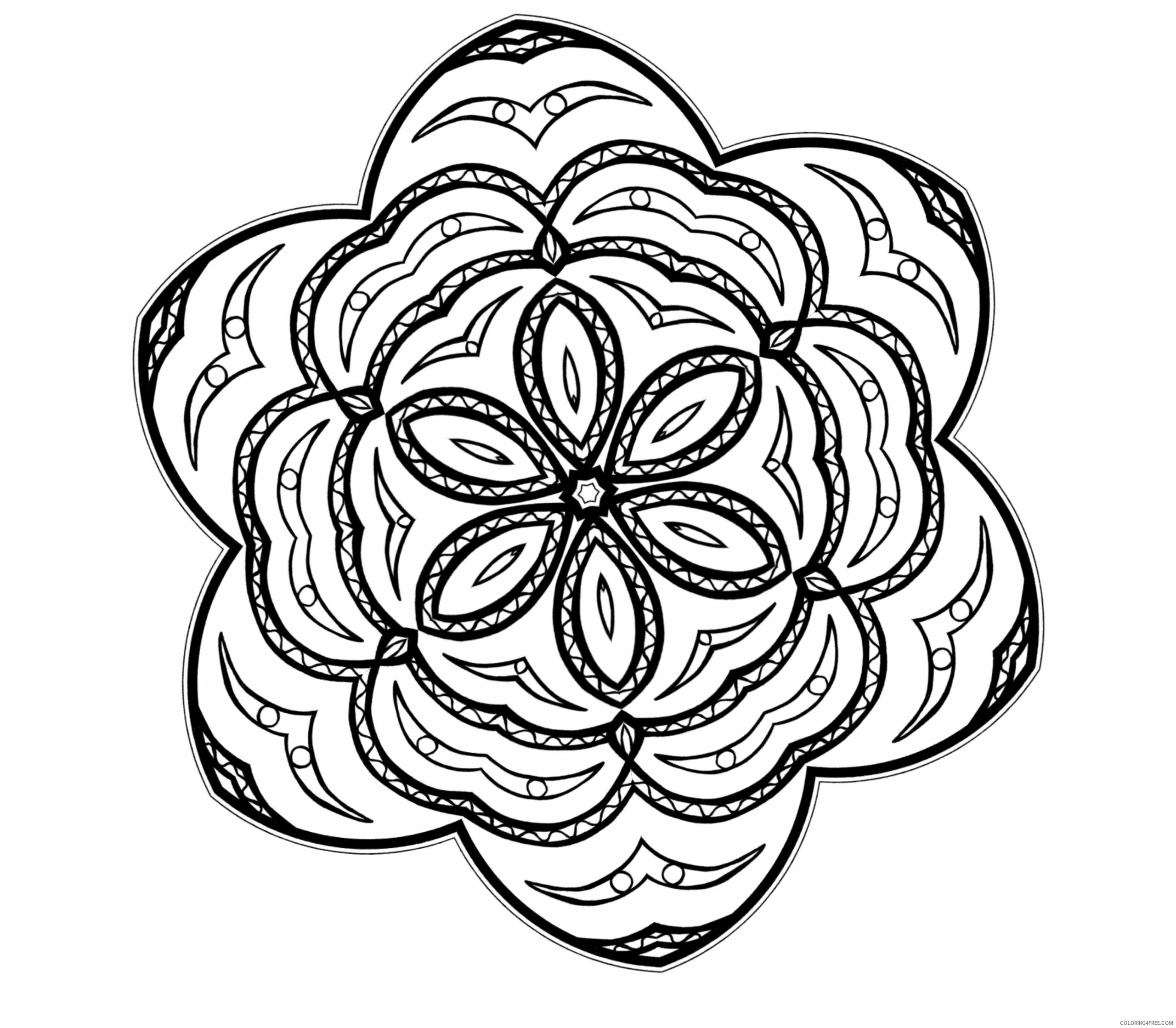 Abstract Coloring Pages Adult Free Abstract Printable 2020 056 Coloring4free