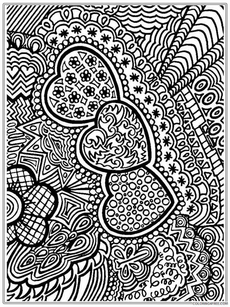 Abstract Coloring Pages Adult abstract adult 7 Printable 2020 014 Coloring4free