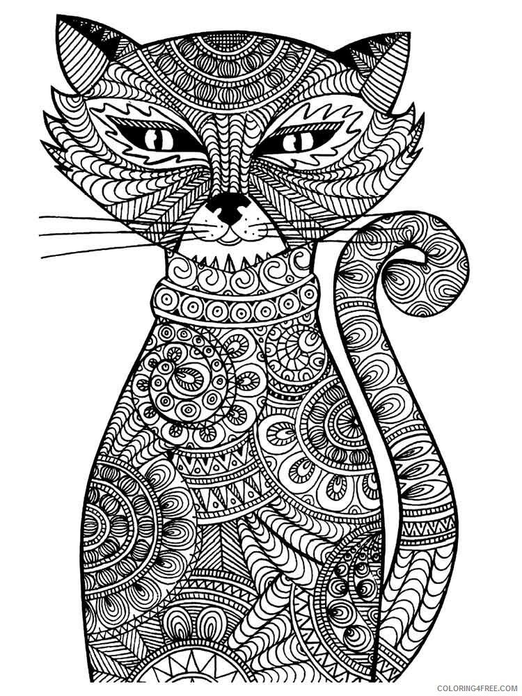 Adult Animals Coloring Pages adult animals 1 Printable 2020 086 Coloring4free