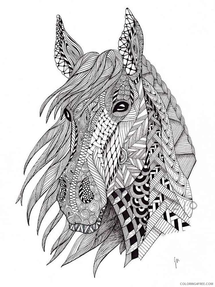 Adult Animals Coloring Pages adult animals 13 Printable 2020 090 Coloring4free