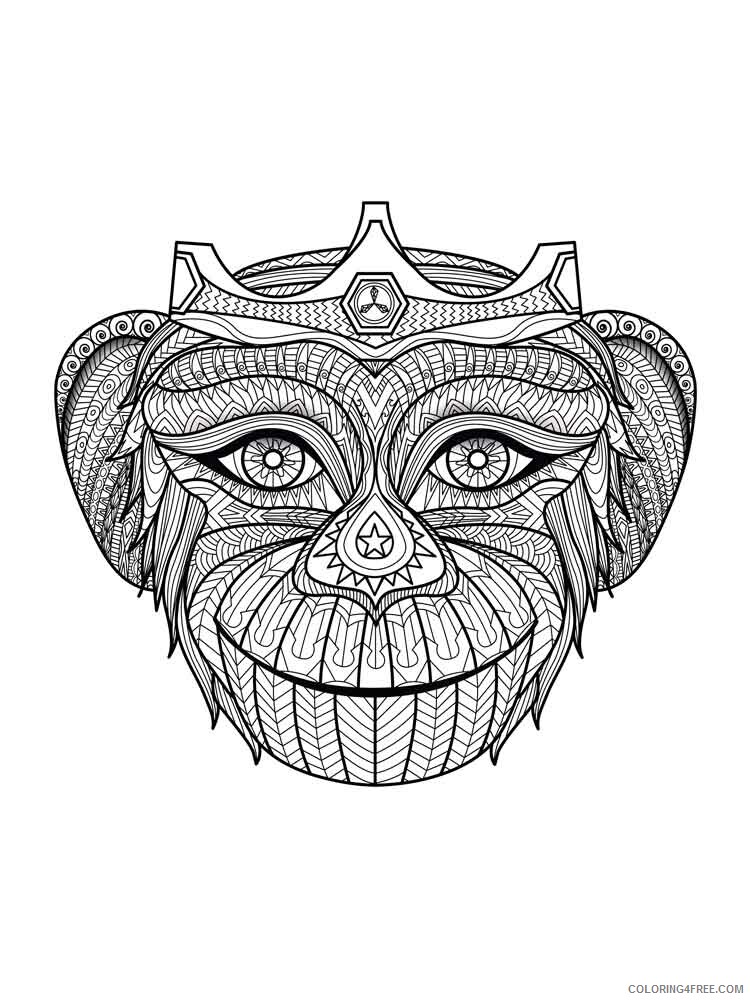 Adult Animals Coloring Pages adult animals 17 Printable 2020 093 Coloring4free