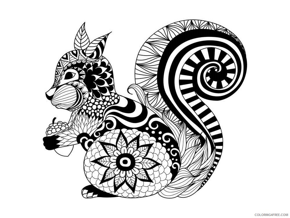 Adult Animals Coloring Pages adult animals 18 Printable 2020 094 Coloring4free