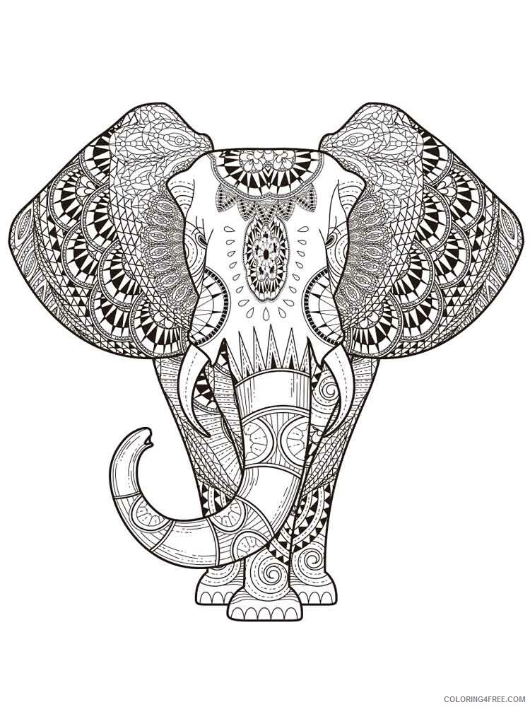 Adult Animals Coloring Pages adult animals 23 Printable 2020 100 Coloring4free
