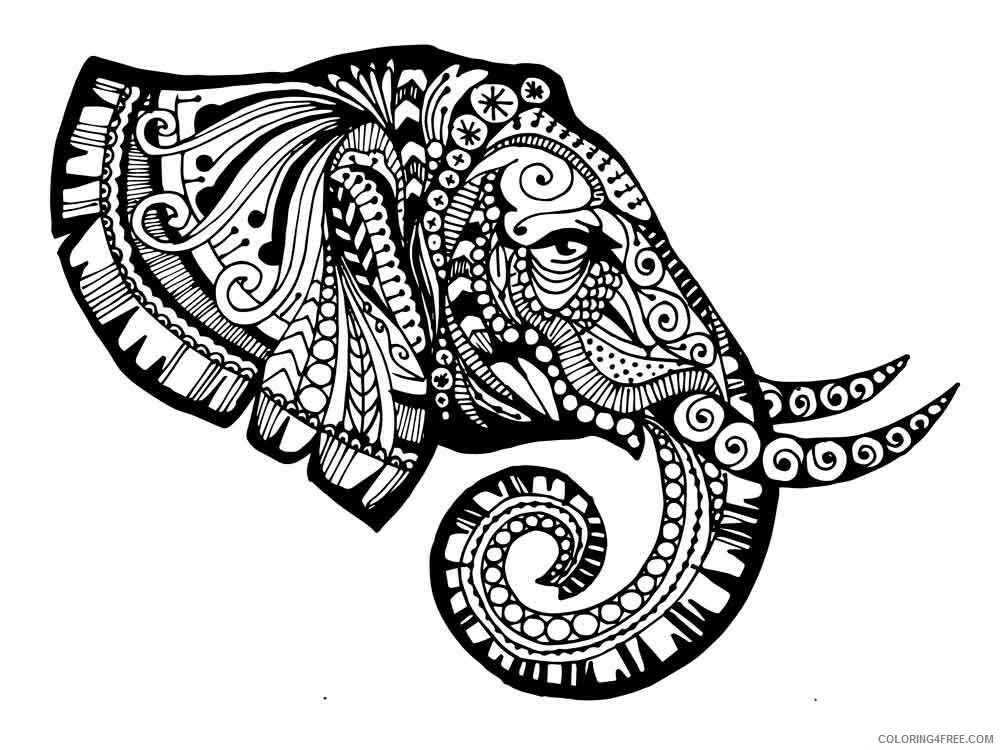 Adult Animals Coloring Pages adult animals 27 Printable 2020 104 Coloring4free