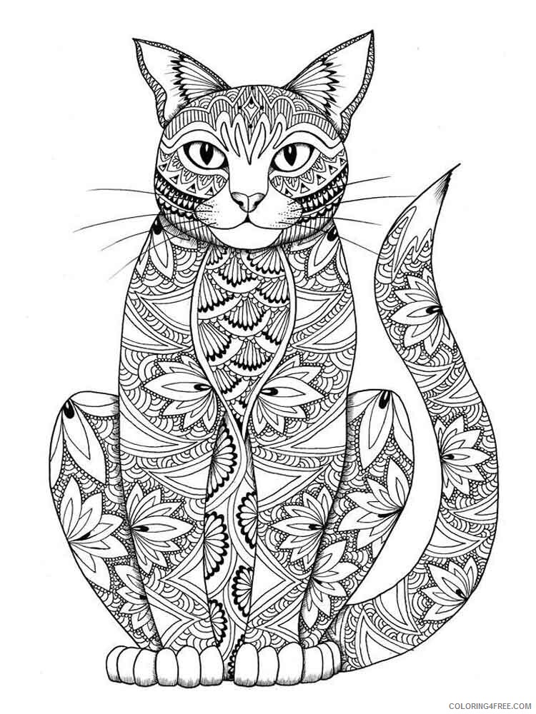 Adult Animals Coloring Pages adult animals 3 Printable 2020 107 Coloring4free.com