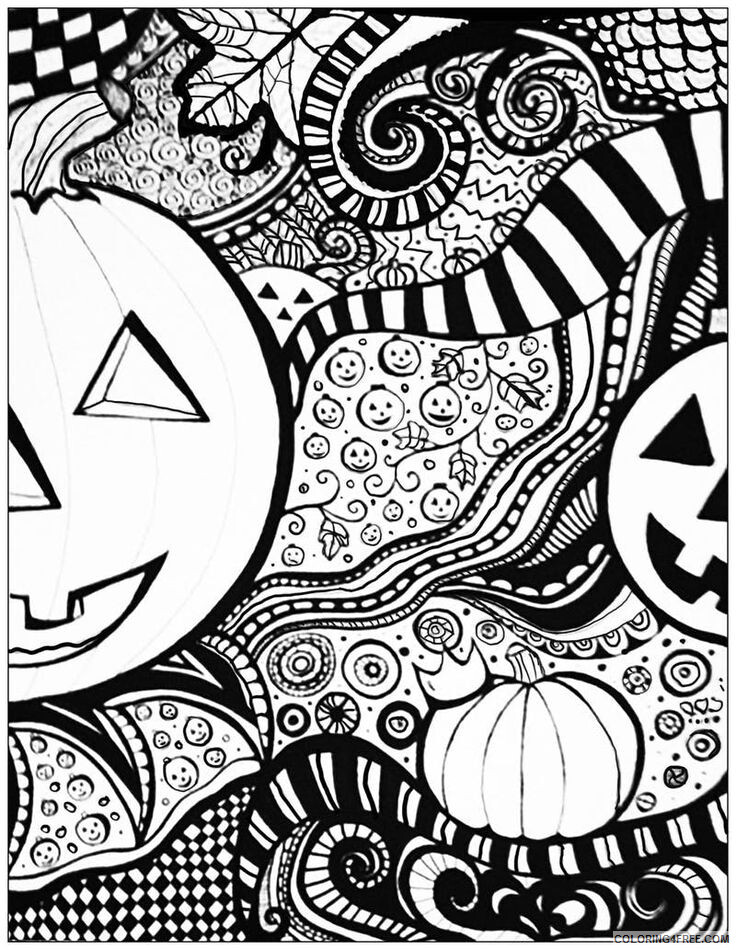 Adult Coloring Pages Design October Printable 2020 013 Coloring4free