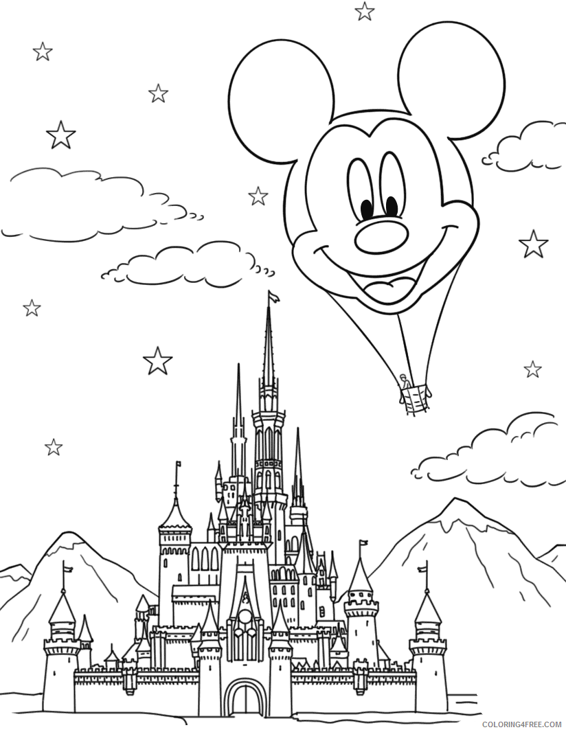Adult Coloring Pages Disneyland for Adults Printable 2020 016 Coloring4free