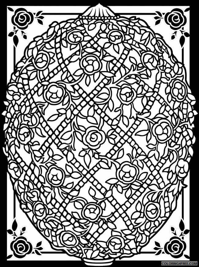 Adult Easter Coloring Pages Difficult Easter for Adults Printable 2020 245 Coloring4free