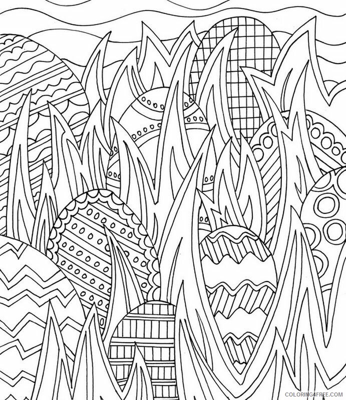 Adult Easter Coloring Pages Free Adult Easter Printable 2020 253 Coloring4free