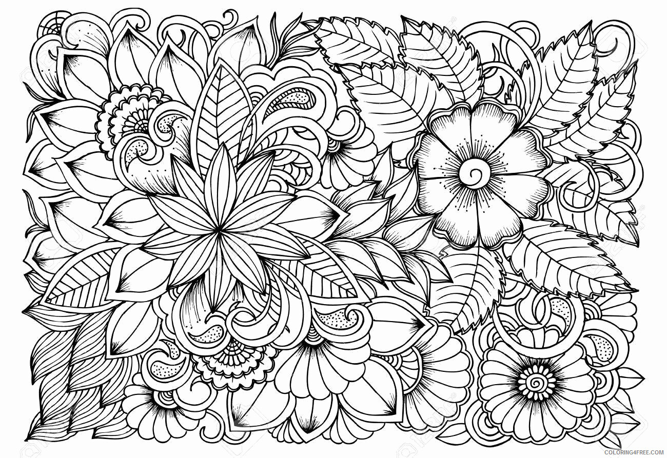 Advanced Coloring Pages Adult Fall Free For Adults Advanced Printable 2020 065 Coloring4free Coloring4free Com