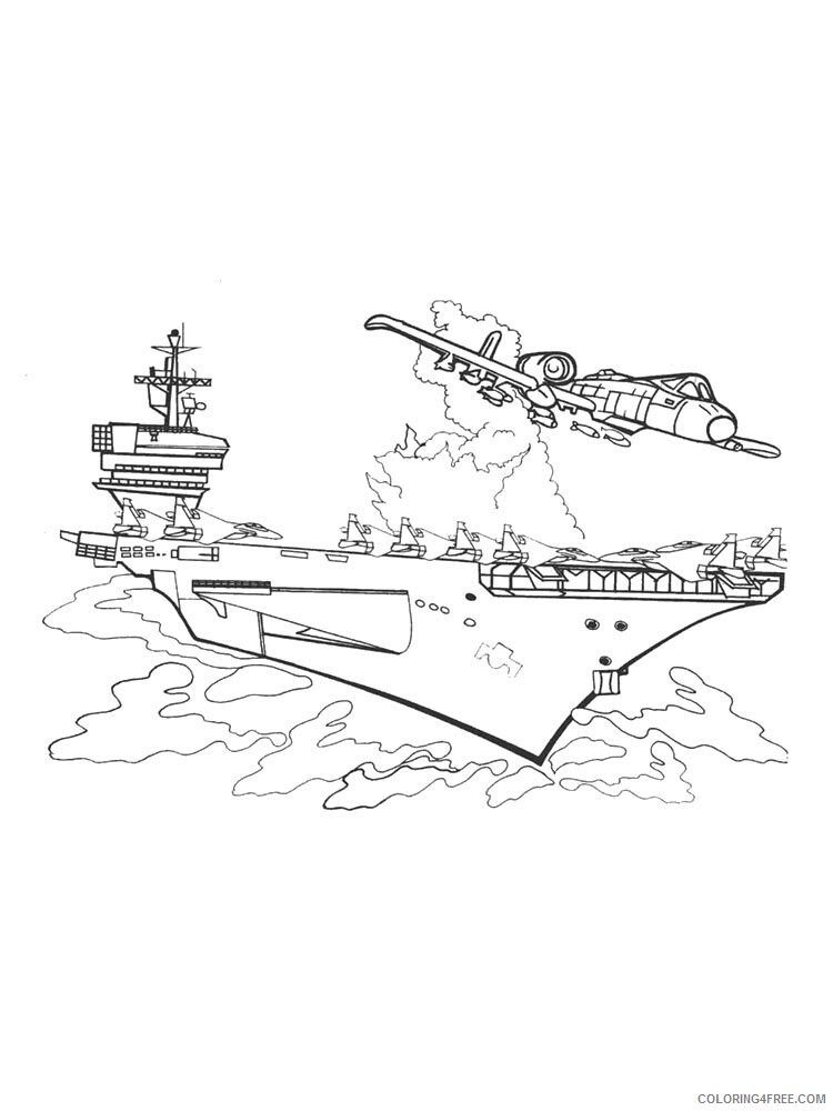 Aircraft Carrier Coloring Pages for boys aircraft carrier 10 Printable 2020 0003 Coloring4free