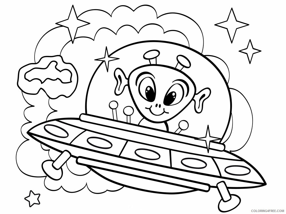 Aliens Coloring Pages for boys aliens 11 Printable 2020 0010 Coloring4free