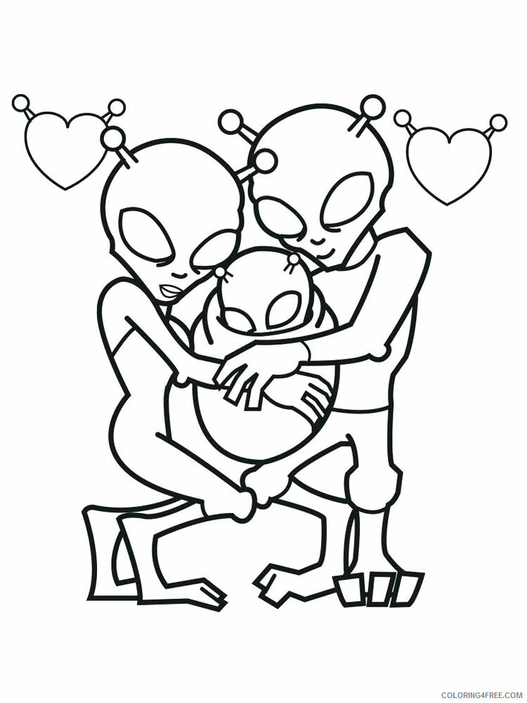 Aliens Coloring Pages for boys aliens 5 Printable 2020 0012 Coloring4free