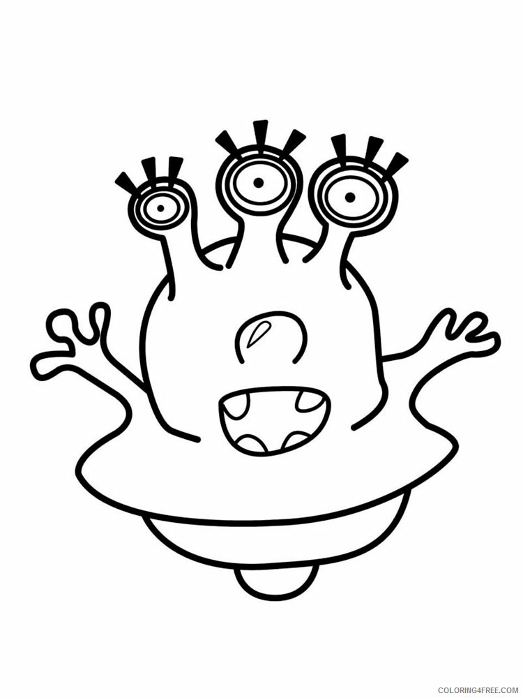 Aliens Coloring Pages for boys aliens 9 Printable 2020 0016 Coloring4free