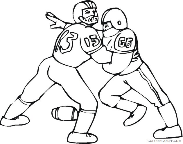 American Football Coloring Pages for boys Printable 2020 0017 Coloring4free