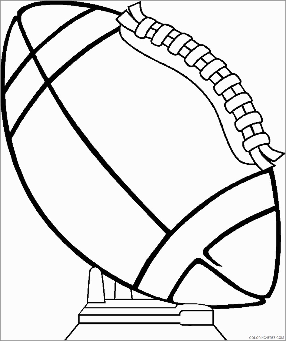 American Football Coloring Pages for boys ball Printable 2020 0020 Coloring4free