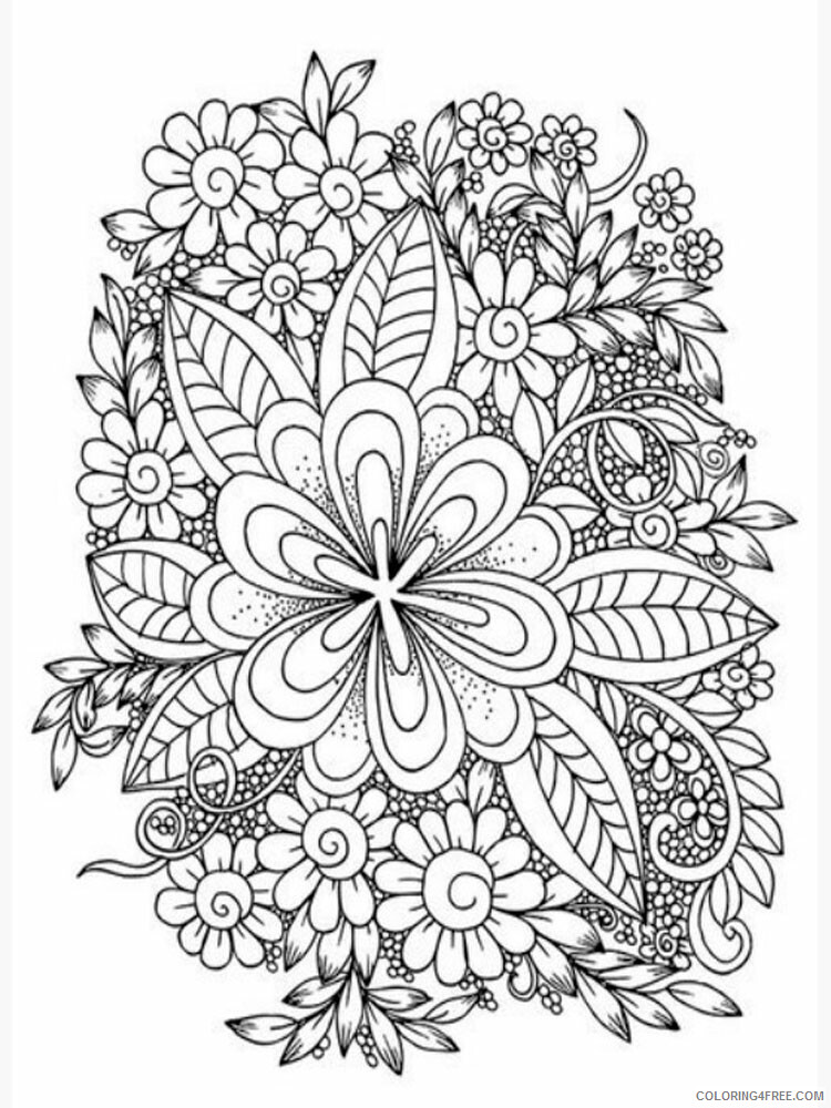 Anti Stress Coloring Pages Adult adult anti stress 44 Printable 2020 110 Coloring4free
