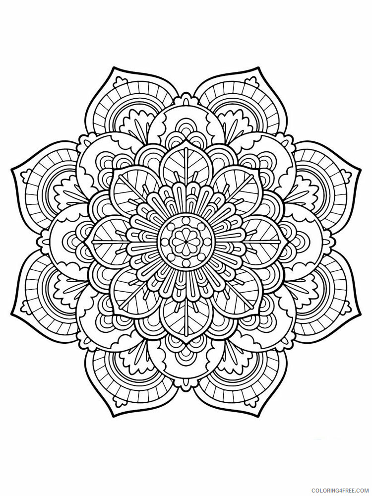 Anti Stress Coloring Pages Adult adult anti stress 58 Printable 2020 124 Coloring4free