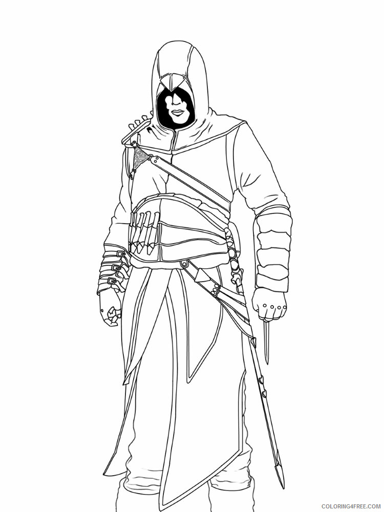 Assassin Coloring Pages for boys Assassin 5 Printable 2020 0031 Coloring4free
