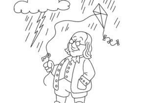 Benjamin Franklin Coloring Pages Coloring4free Com
