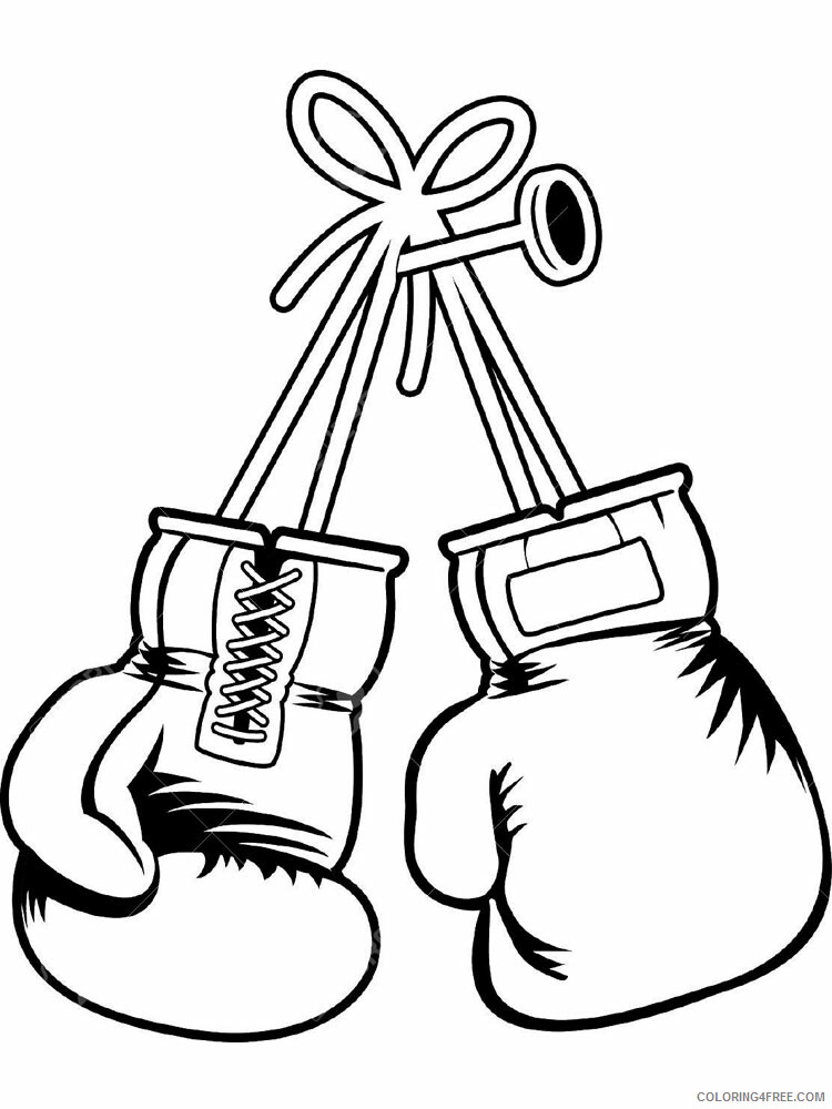 Boxing Coloring Pages for boys Boxing 4 Printable 2020 0043 Coloring4free