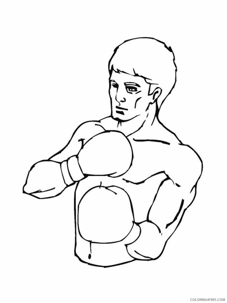 Boxing Coloring Pages for boys Boxing 5 Printable 2020 0044 Coloring4free