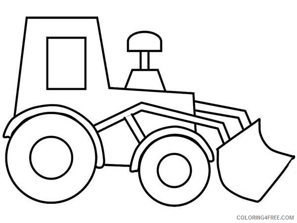 Bulldozer Coloring Pages for boys Bulldozer Picture Outline Printable 2020 0052 Coloring4free