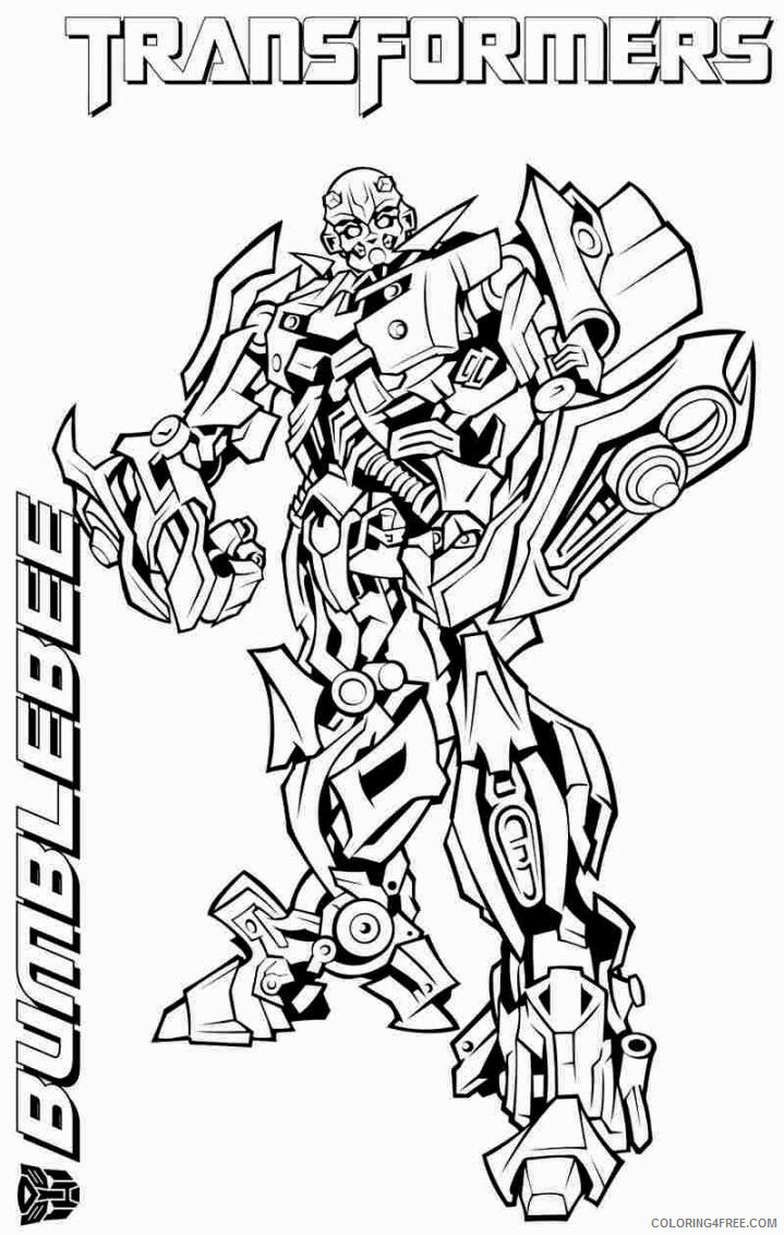 Bumblebee Coloring Pages for boys Cool Bumblebee Printable 2020 0066 Coloring4free