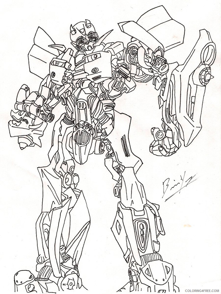 Bumblebee Coloring Pages for boys bumblebee for boys 5 Printable 2020 0061 Coloring4free