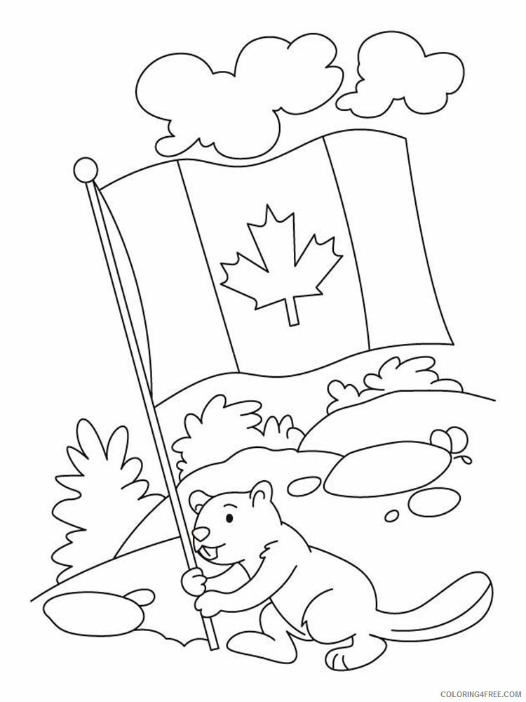 Canada Coloring Pages Countries of the World Educational Printable 2020 403 Coloring4free