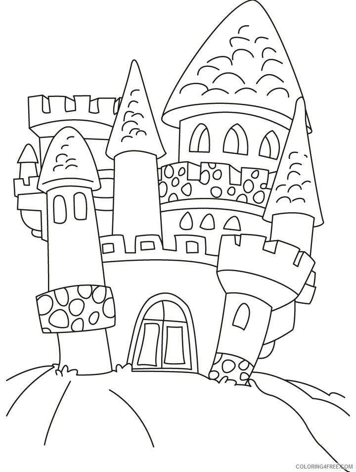 Castle Coloring Pages for boys Castle for Kids Printable 2020 0093 Coloring4free