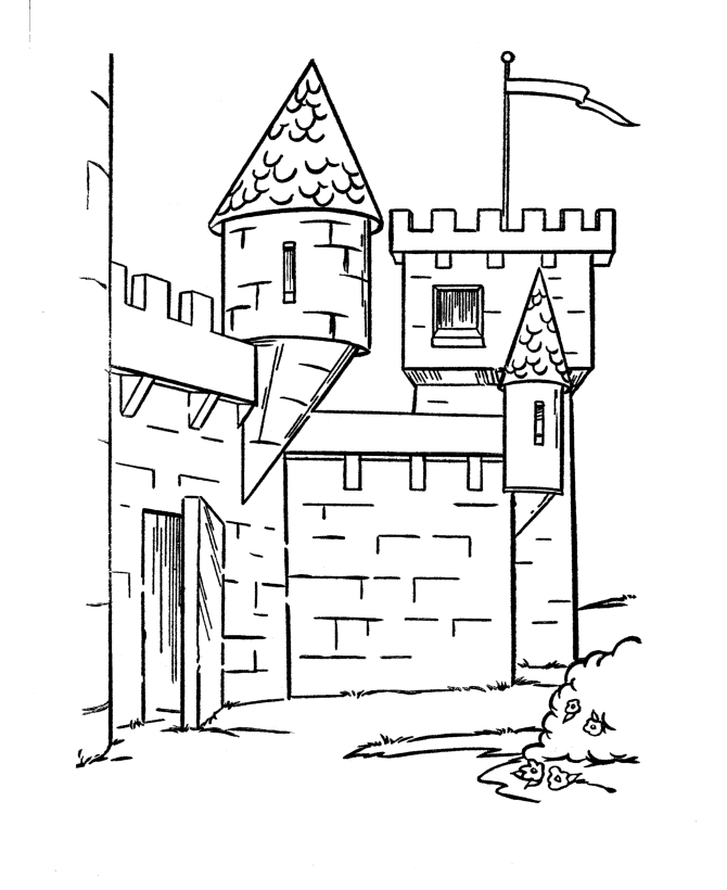 Castle Coloring Pages for boys Disney Castle Printable 2020 0100 Coloring4free