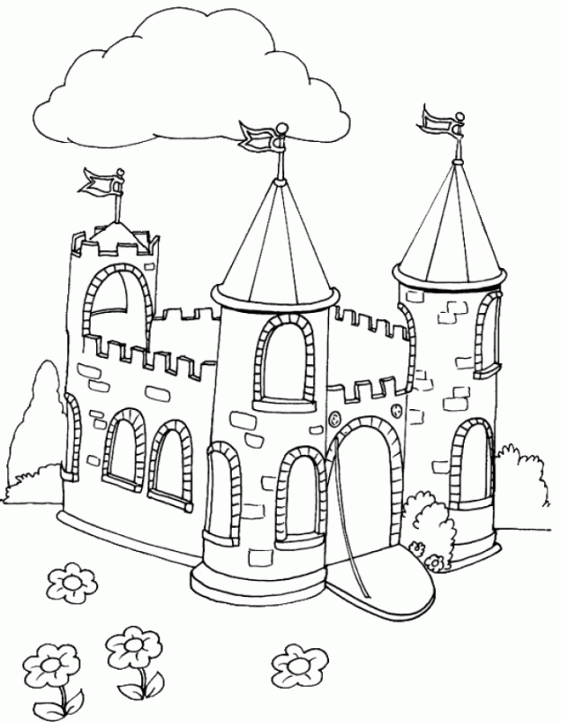 Castle Coloring Pages for boys Fantasy Castle Printable 2020 0102 Coloring4free
