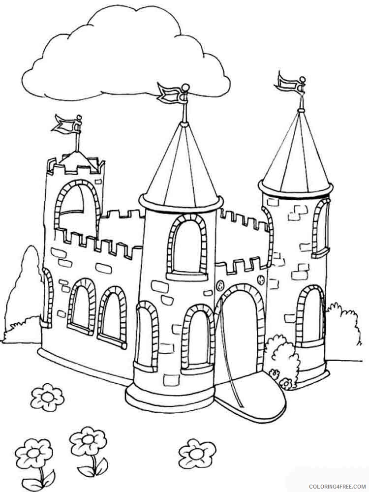 Castle Coloring Pages for boys castle 10 Printable 2020 0079 Coloring4free