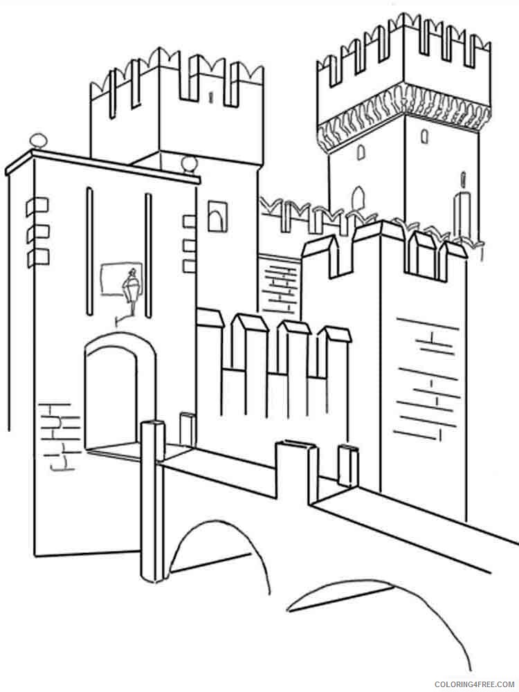 Castle Coloring Pages for boys castle 13 Printable 2020 0081 Coloring4free