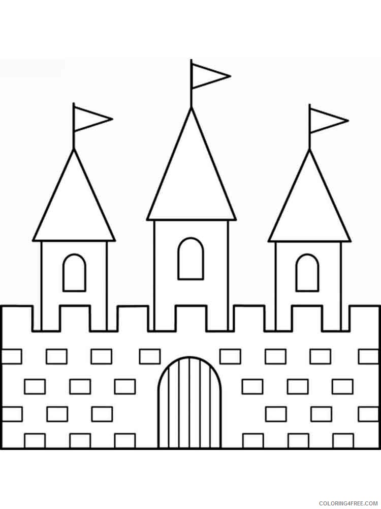 Castle Coloring Pages for boys castle 15 Printable 2020 0083 Coloring4free