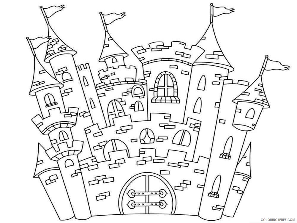 Castle Coloring Pages for boys castle 23 Printable 2020 0085 Coloring4free