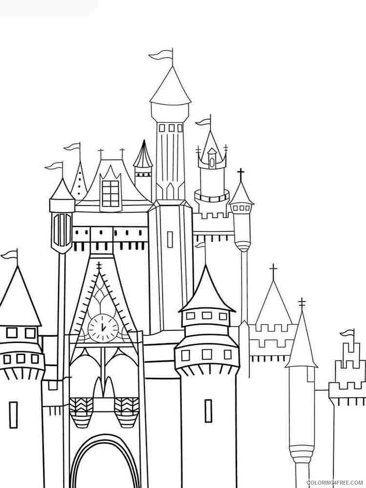 Castle Coloring Pages for boys castle 3 Printable 2020 0086 Coloring4free