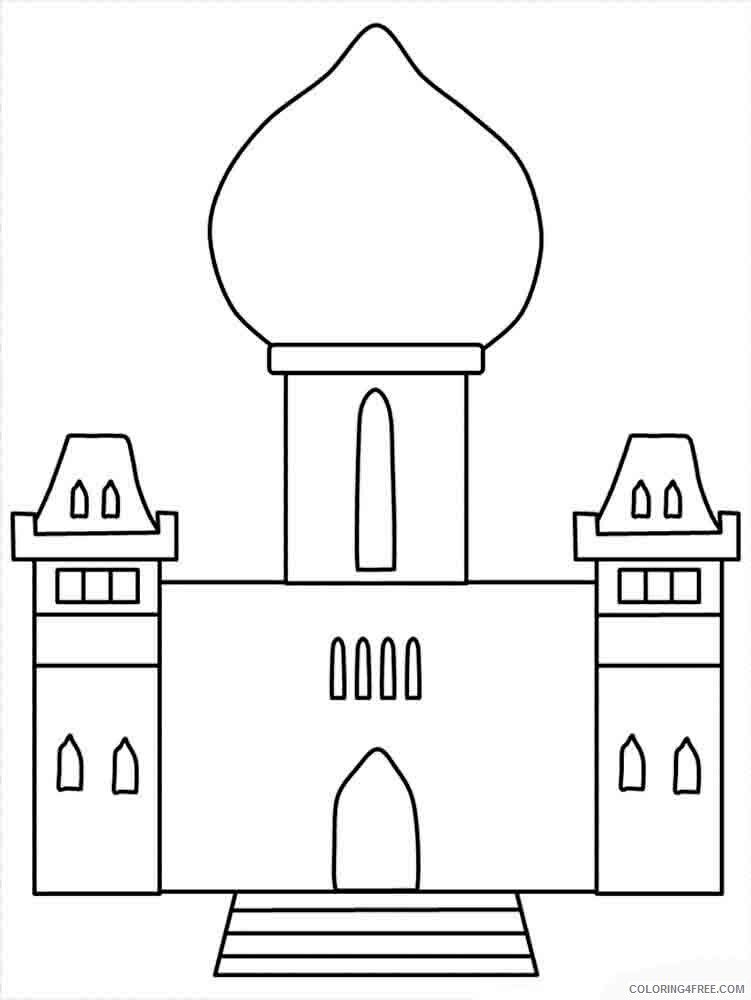Castle Coloring Pages for boys castle 6 Printable 2020 0089 Coloring4free